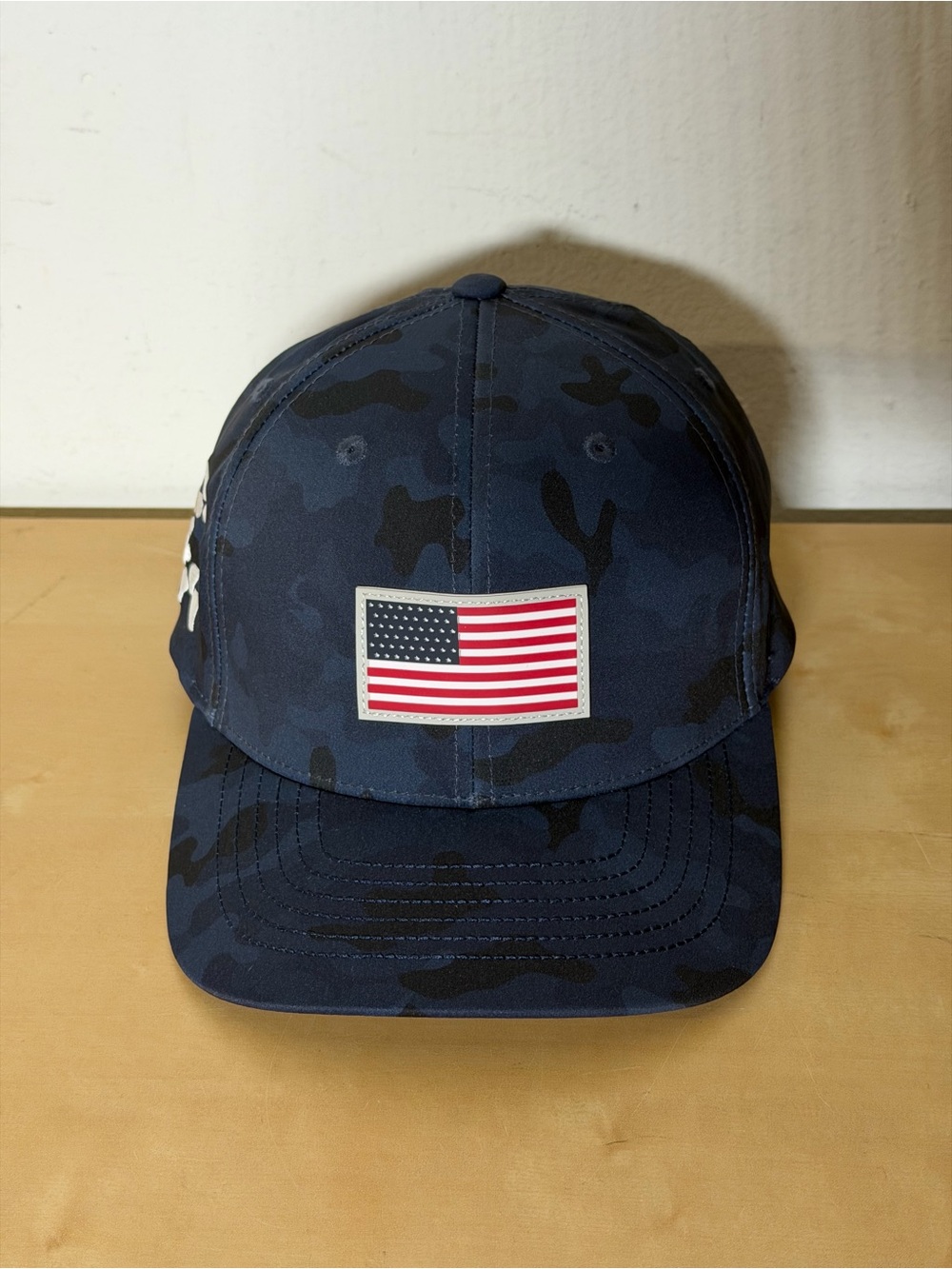 Puma x Volition 6 Panel Deep Navy Camo Adjustable Snapback Hat/Cap Men’s NWOT